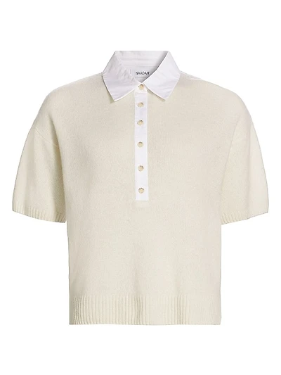 Hybrid Short-Sleeve Polo Top