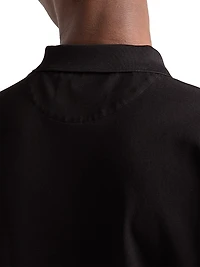 Piqué Polo Shirt with Re-Nylon Details