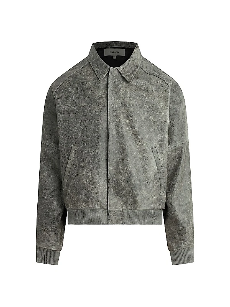 Leather Bomber Jacket