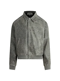 Leather Bomber Jacket