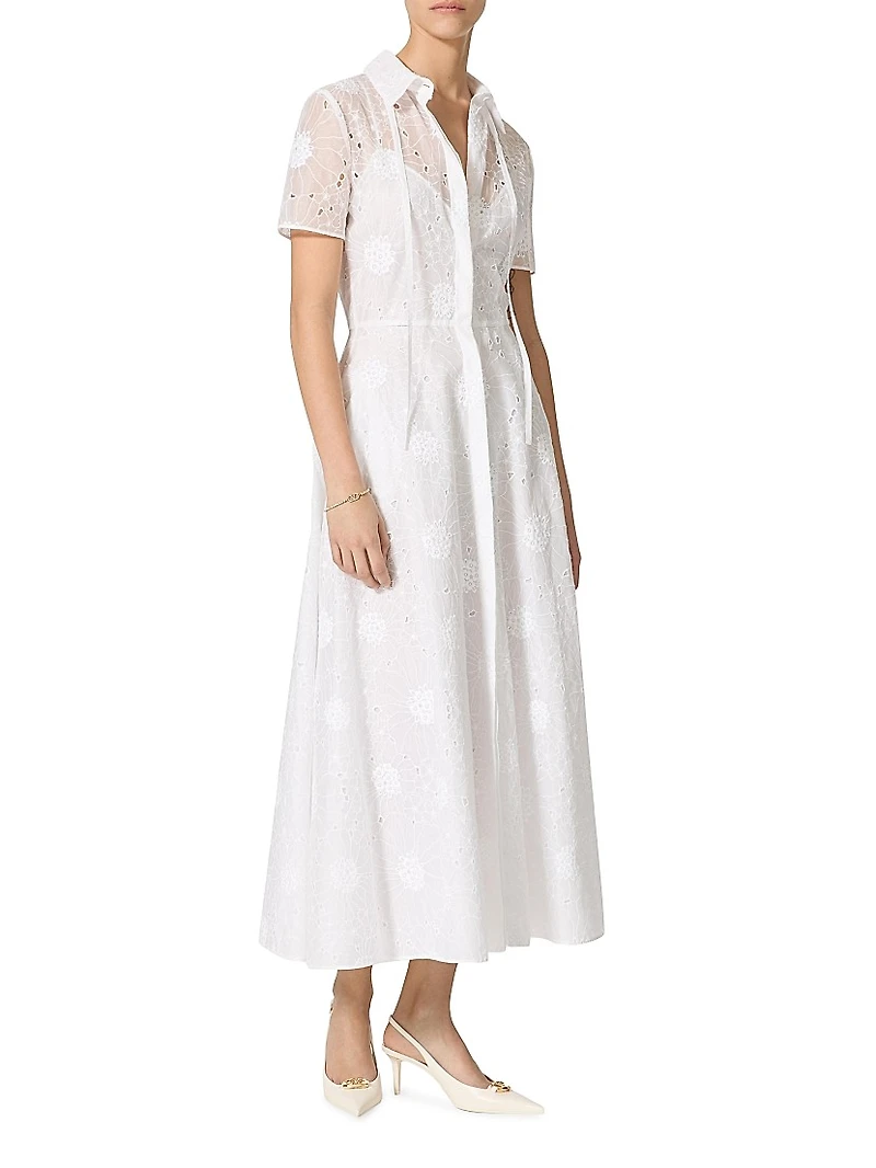Daisy Organdis Midi Dress
