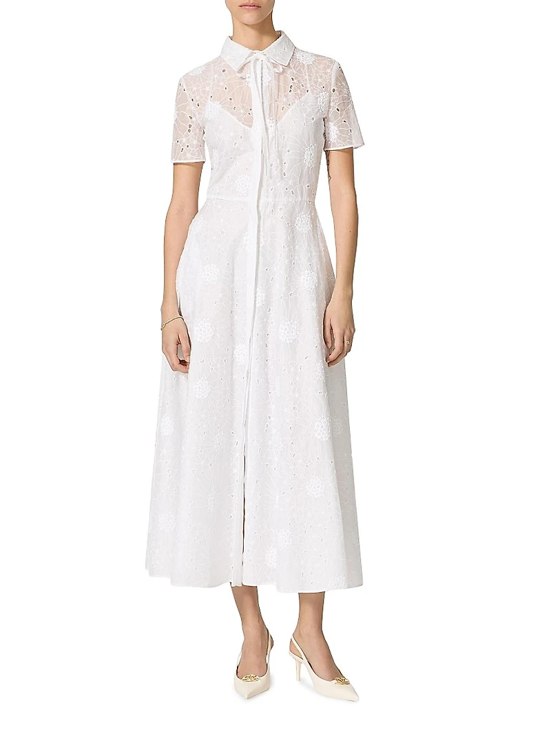 Daisy Organdis Midi Dress