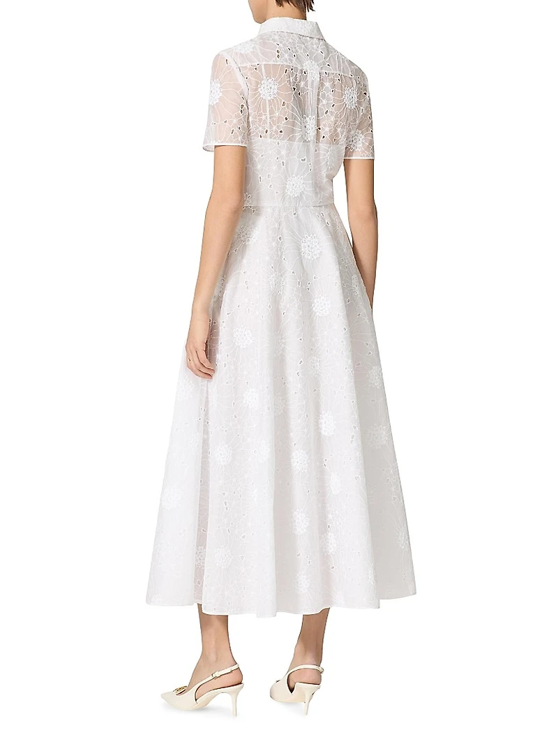 Daisy Organdis Midi Dress