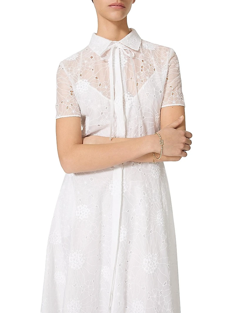 Daisy Organdis Midi Dress
