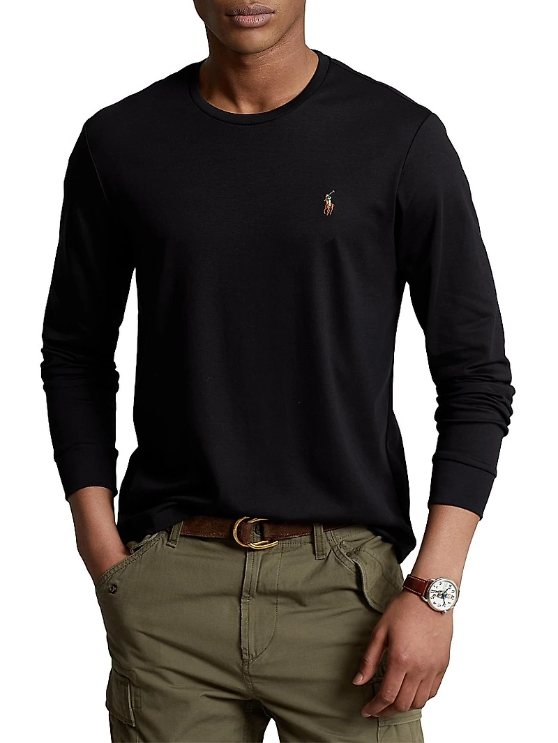 Pima Cotton Long-Sleeve Shirt