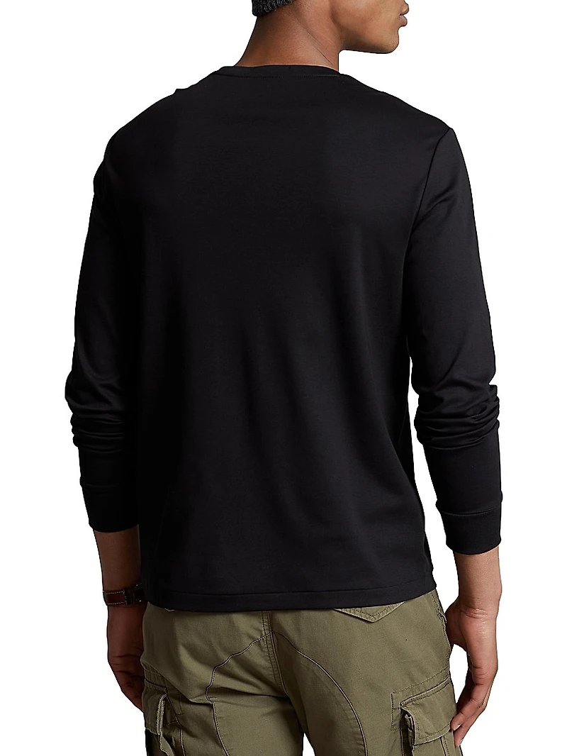 Pima Cotton Long-Sleeve Shirt
