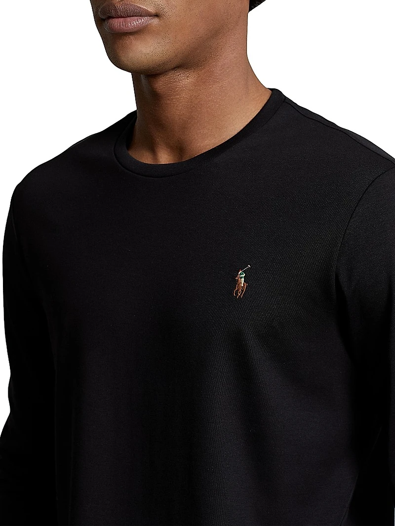 Pima Cotton Long-Sleeve Shirt