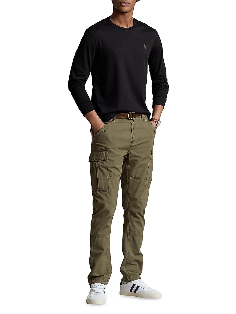 Pima Cotton Long-Sleeve Shirt