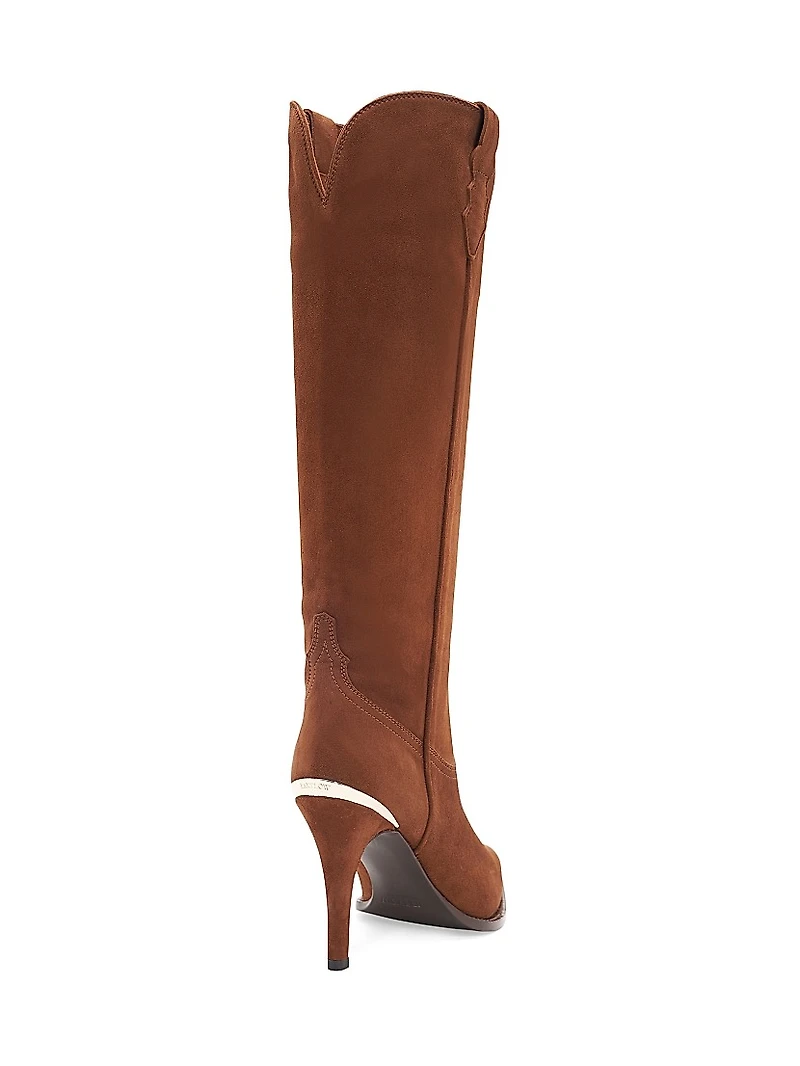 Tania 80MM Suede Tall Boots