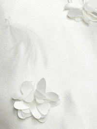 Lunaria Floral Appliqué Minidress