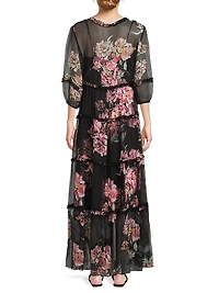 Lizzy Ruffle Maxi Dress