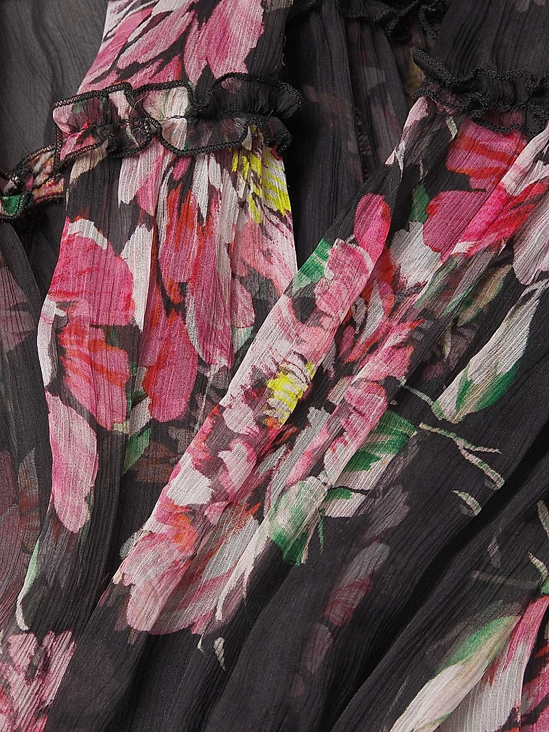 Lizzy Ruffle Maxi Dress
