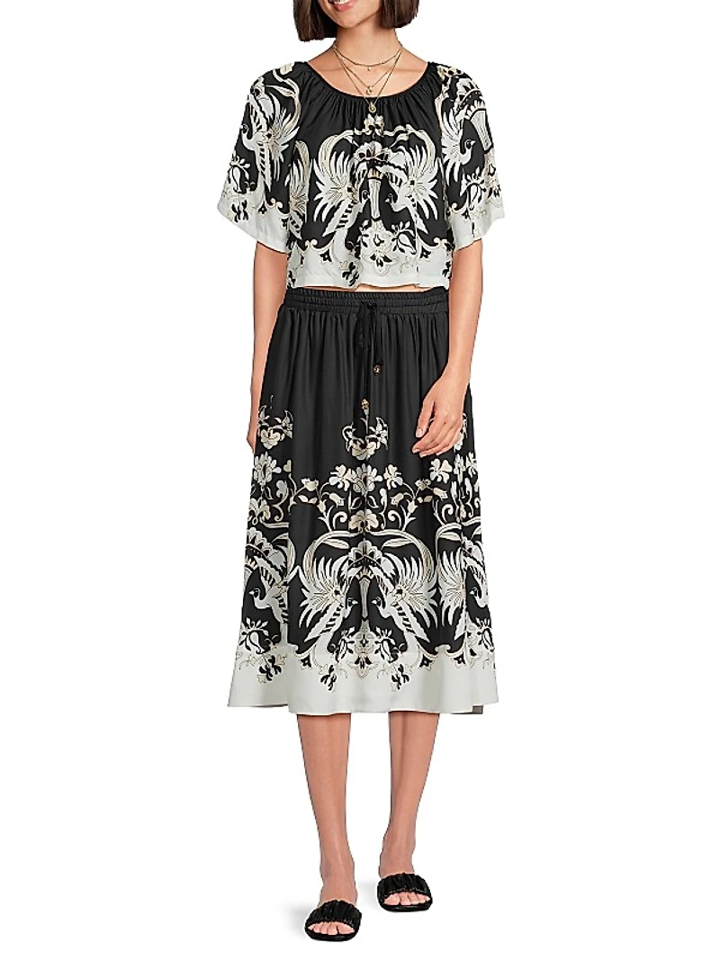 Blythe A-Line Midi-Skirt