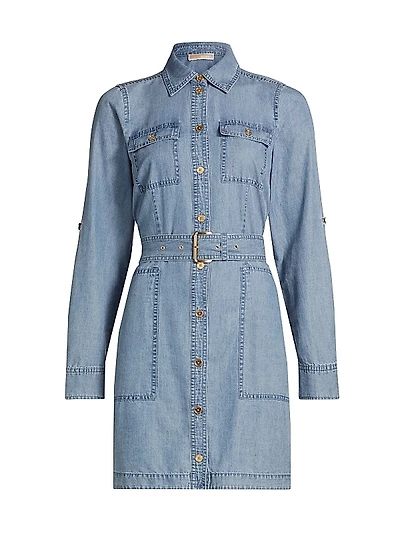 Chambray Utility Dress