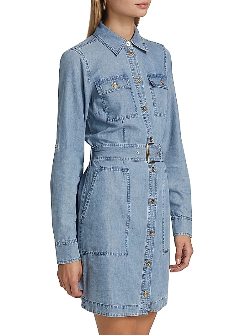 Chambray Utility Dress