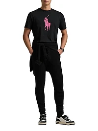 Unisex Pink Pony Logo Cotton T-Shirt