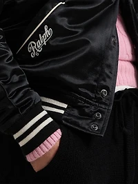 Unisex Pink Pony Takihyo Satin Baseball Jacket