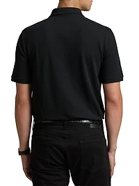 Pinky Pony Stretch Mesh Polo Shirt