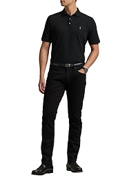 Pinky Pony Stretch Mesh Polo Shirt