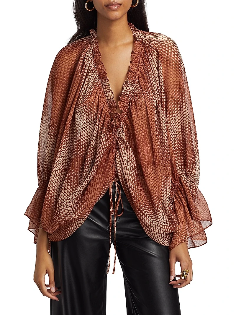 Susanna Ruched Blouse