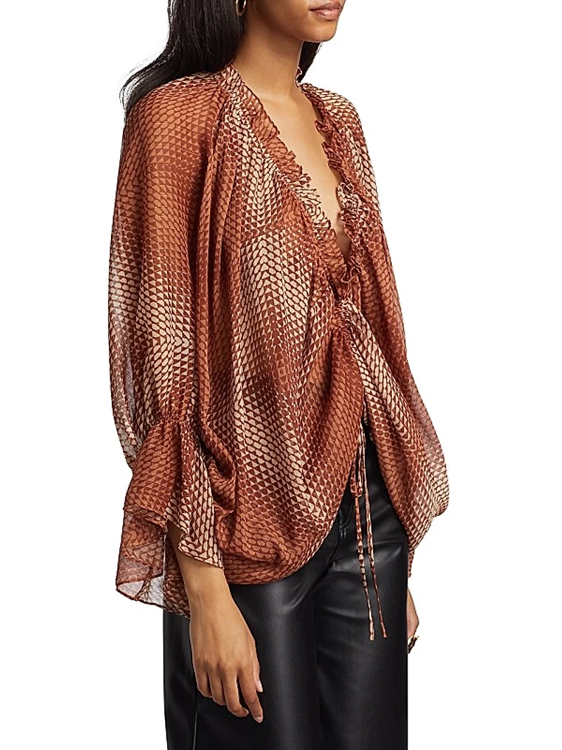 Susanna Ruched Blouse