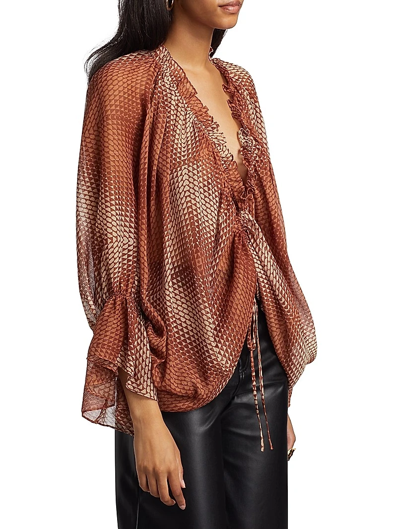 Susanna Ruched Blouse