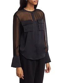 Tiah Satin Shirt