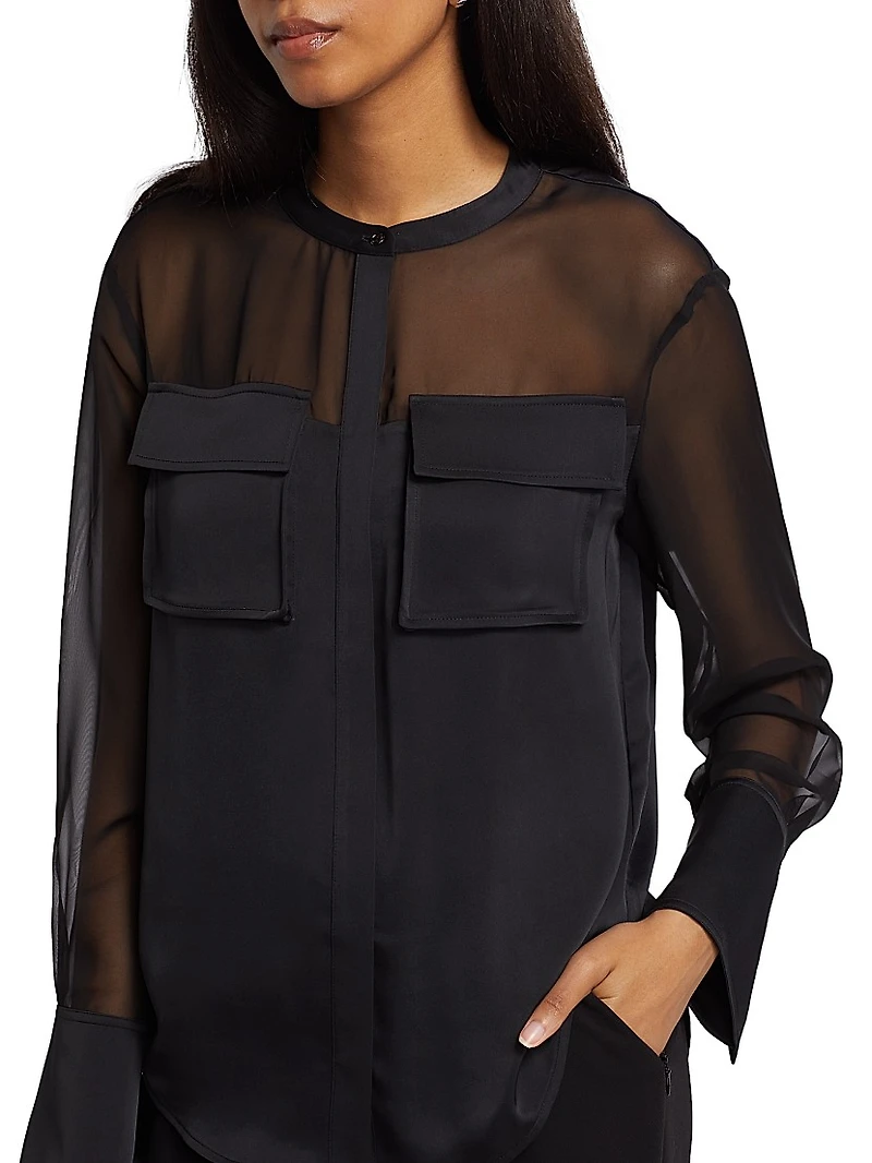 Tiah Satin Shirt