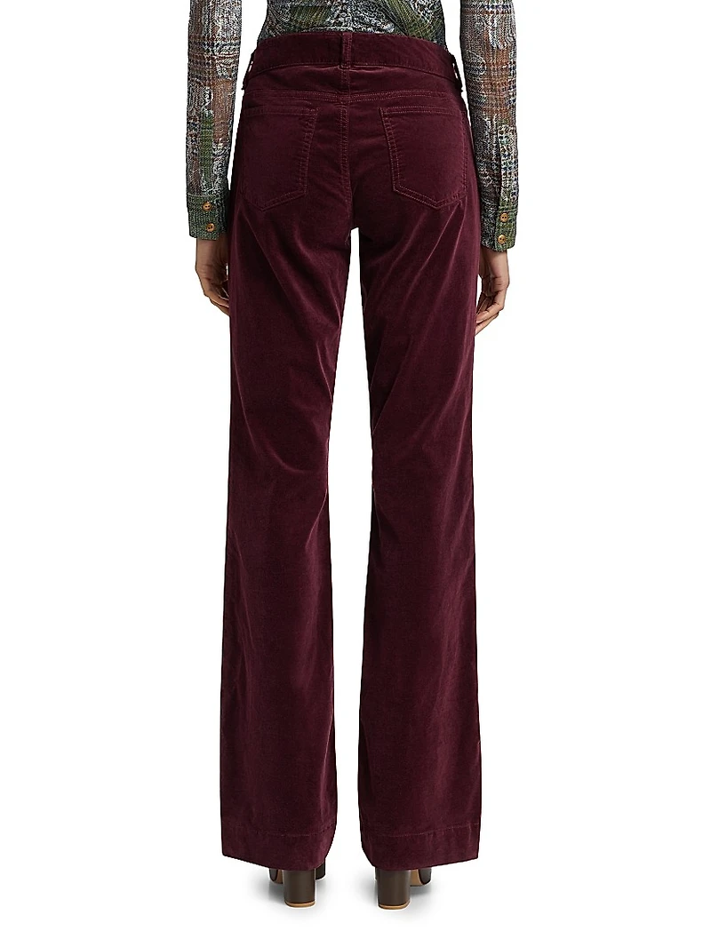 Kyle Velvet Slim-Cut Jeans