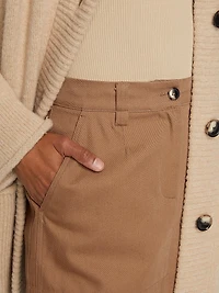 Silas Cotton Gabardine Miniskirt