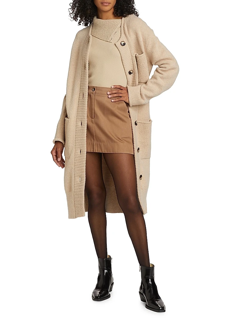 Silas Cotton Gabardine Miniskirt