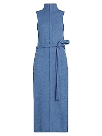 Zola Knit Tie-Waist Maxi Dress