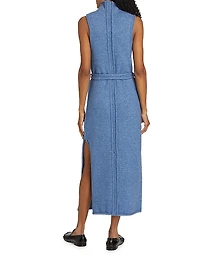 Zola Knit Tie-Waist Maxi Dress