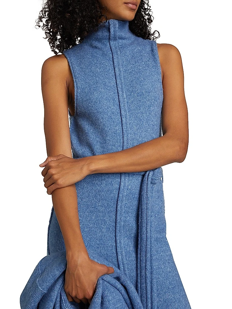 Zola Knit Tie-Waist Maxi Dress