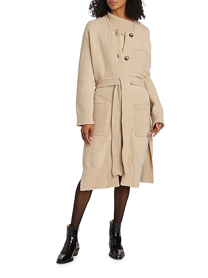 Lenora Wool-Blend Cardigan