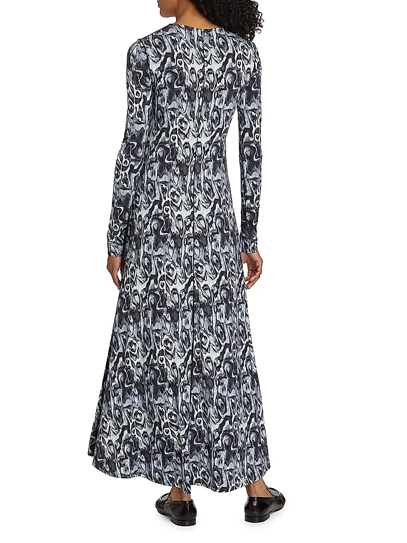 Atlas Stretch Jersey Maxi Dress