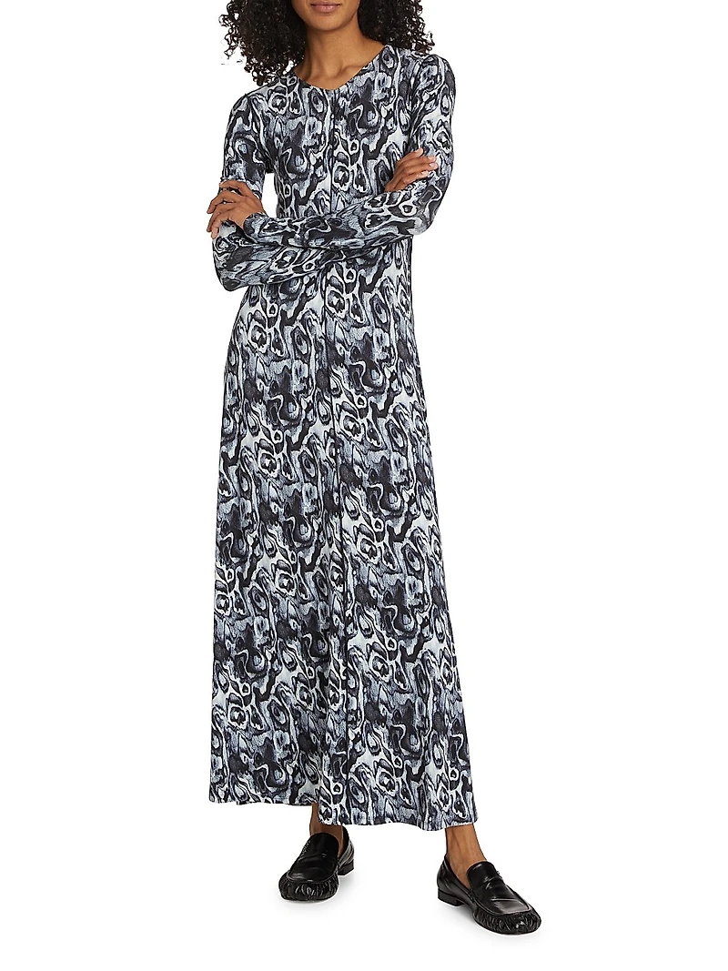 Atlas Stretch Jersey Maxi Dress