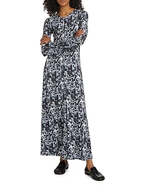 Atlas Stretch Jersey Maxi Dress