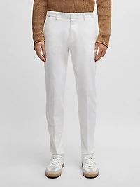 Slim-Fit Trousers in Stretch Cotton