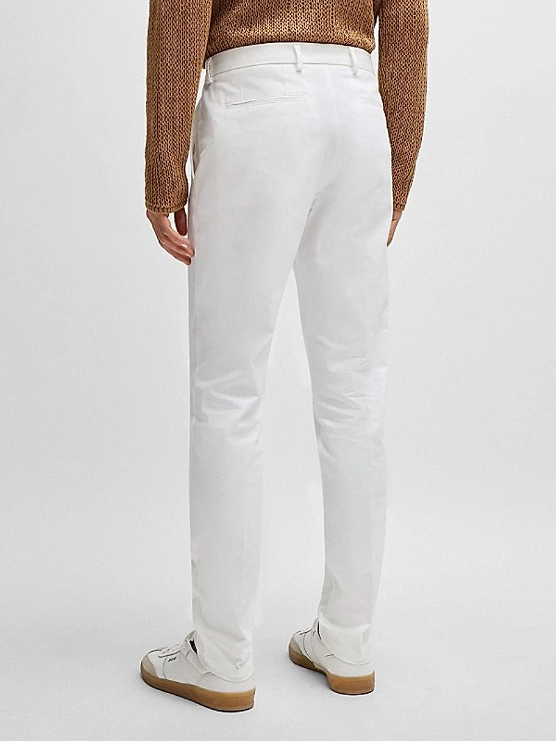 Slim-Fit Trousers in Stretch Cotton
