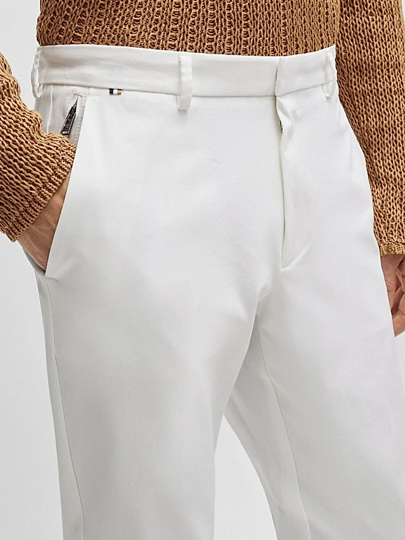 Slim-Fit Trousers in Stretch Cotton