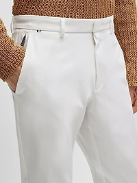 Slim-Fit Trousers in Stretch Cotton