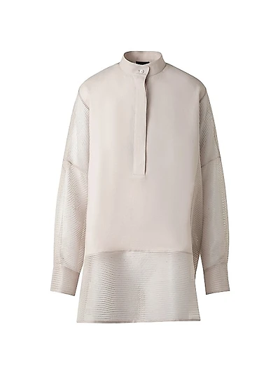 Linen Organza Blouse