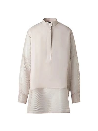 Linen Organza Blouse