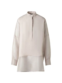 Linen Organza Blouse