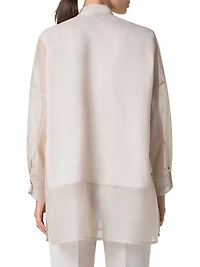 Linen Organza Blouse