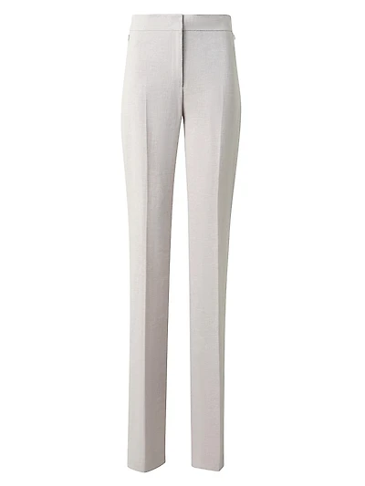 Carl Linen & Cotton Straight-Leg Pants
