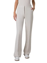 Carl Linen & Cotton Straight-Leg Pants