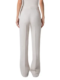 Carl Linen & Cotton Straight-Leg Pants