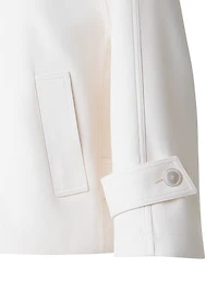 Alia Cotton & Silk Trench Jacket